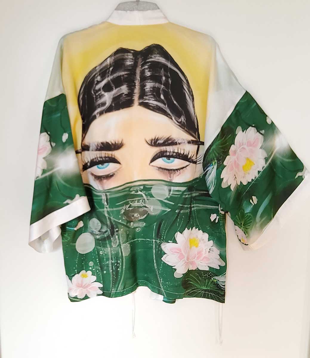 Луксозно копринено кимоно OPHELIA - Image 2